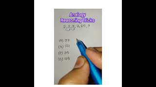 Analogy  Number Analogy Reasoning Tricks for SSC CGL CHSL GD CPO MTS RRB Exams  new shorts [upl. by Scarrow714]