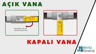 Doğal gaz vanası hangi durumda açık Hangi durumda kapalı [upl. by Weiser]