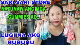 SARISARI STORE UPDATE NATUNAW ANG MGA GUMMIES KO SA INITLUGI NA AKO HUHUHU [upl. by Hernardo]