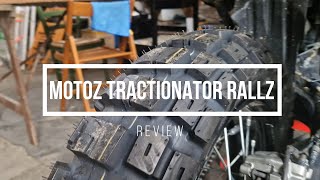 Motoz Tractionator RallZ Vs Mitas Enduro Trail XT Plus [upl. by Ettenahs]