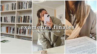 vlog exámenes finales  lanzamos un podcast  una semana conmigo  apagayvamonos [upl. by Rolecnahc]