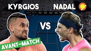 Rafael Nadal vs Nick Kyrgios  Pronostic  Open DAustralie 2020 [upl. by Ecyak]