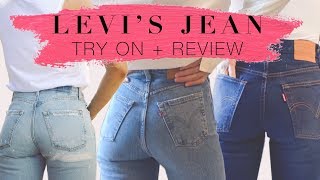 Levi’s Wedgie Fit vs Ribcage Jeans  Levi’s Try On and Review [upl. by Adnohr]