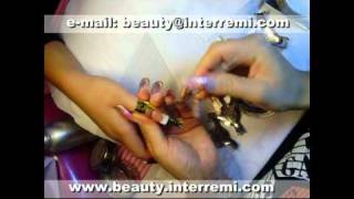 ONGLES EN ACRYLIQUE  LA LIGNE DU SOURIRE PARFAITE FRENCH CUTTER [upl. by Cris]