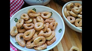 TARALLINI ALLA BIRRA  Ricetta Pugliese di Cucina con me Graziella [upl. by Gustave]