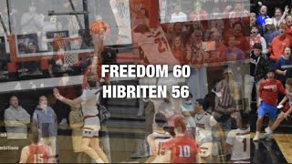 Freedom HS Holds Off Hibriten HS TRADED RUNS ALL GAME [upl. by Marella892]