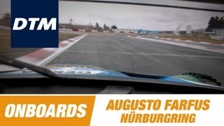 Onboard Augusto Farfus BMW M3 DTM  DTM Race Nürburgring [upl. by Neyud238]