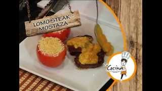 Lomo Steak Mostaza quotRicas Recetasquot en Tu Cocina  Canal Cosmovision [upl. by Llebanna]