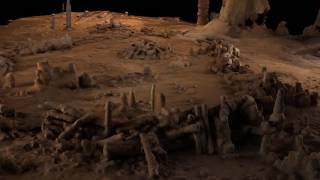 Bruniquel Cave stalagmites structure [upl. by Quintana]