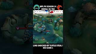 TURTLE STEAL LING SHOCKED OMG VS TNC  MPL PH S14 MLBH mobilelegends MLBB mlbh [upl. by Yatnahs891]