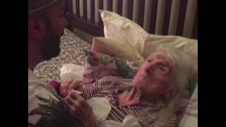 Man sings Unforgettable to bedridden grandma on her 98th birthday [upl. by De Witt370]