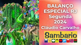 CARNAVAL 2024 GRUPO ESPECIAL RJ  Análise de segunda e projeções por Cláudio Carvalho [upl. by Hoffert325]