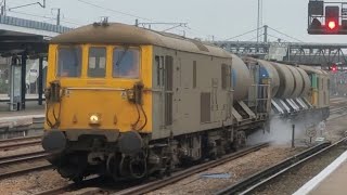 73201 quotBroadlandsquot amp 73202 arriving and departing Ashford International with RHTT 101124 [upl. by Siclari]