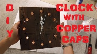 DIY RUSTIC WALL CLOCK MADE WITH BARN WOOD PLEASE SUBSCRIBE [upl. by Lered997]