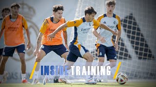 INTENSE WORK with the BALL  Real Madrid City [upl. by Aicnom]