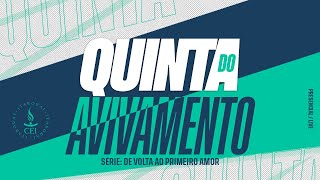 QUINTA DO AVIVAMENTO  SÉRIE DE VOLTA AO PRIMEIRO AMOR  PR JÚLIO CEZAR  18042024 [upl. by Hammock]