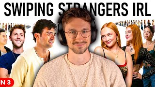 50 Strangers Swiping Each Other Because Why Not [upl. by Annahsor]