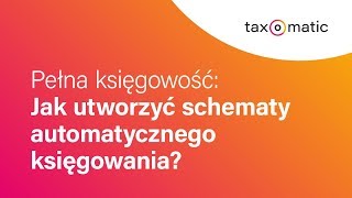 Pełna księgowość Jak utworzyć schematy automatycznego księgowania [upl. by Sybila]