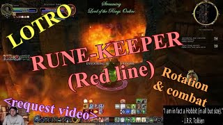 LOTRO RUNEKEEPER red line Rotation and combat explained as well as i can anyway [upl. by Luciana]