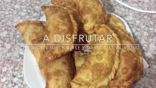 Como preparar Empanadas fritas de queso para api [upl. by Bilat]