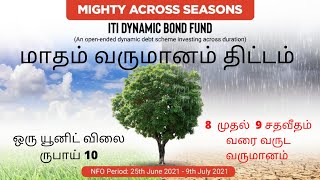 சிறந்த மாத வருமான திட்டம் ITI Dynamic Bond Fund nfo in tamil [upl. by Yxor]