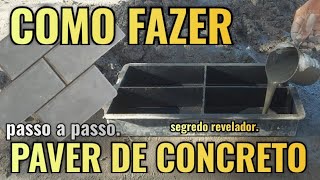 PaverBloquete Como Fazer PASSO a PASSO COMPLETOÉ muito fácil e vale a pena [upl. by Isyak]