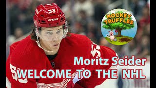 Moritz Seider  Welcome To The NHL  The First 10 Games [upl. by Yelkcub]