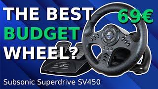 Is this 69€ racing wheel worth it  Subsonic Superdrive SV450 review [upl. by Tolley]