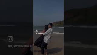 Lamhe ye phir na ane 🧿🥰❣️couplegoals travelvlog roadtrip roadvlogs ratnagiri beach beaches [upl. by Vince]