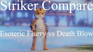 Lost Ark  Striker 1460 Compare Esoteric Flurry vs Death Blow [upl. by Elpmet856]