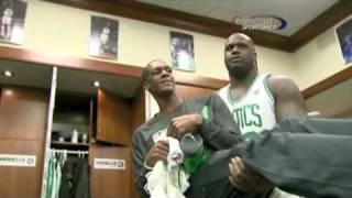 Shaquille ONeal  Taking Care of Rajon Rondo 3111 [upl. by Jaycee]