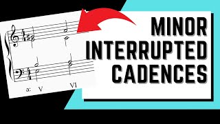 Minor Interrupted Cadences In Part Writing  Four Part Harmony Tutorial 16 [upl. by Rooney965]