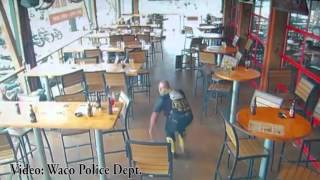 Waco shooting Surveillance footage [upl. by Esirrehc323]