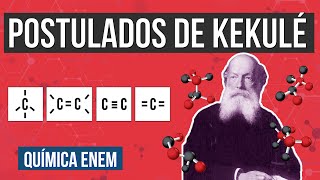 POSTULADOS DE KEKULÉ  Resumo de Química para o Enem  Larissa Sousa Campos [upl. by Rufford]