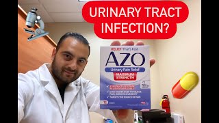 Does Azo Treat Urinary Tract Infection UTI Phenazopyridine  How to Manage a UTI with OTC Meds [upl. by Anauqcaj]