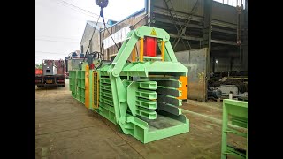 MSW BalerRDF BalersWasteSRF Baler Machine [upl. by Elleinahc915]