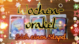 🎄Wochenorakel🎄 seelenorakel zieheinenstapel wochenenergie [upl. by Ciri]