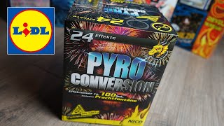 PYRO CONVERSION🤩🔥  LIDL FEUERWERK 2024 [upl. by Elva]