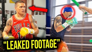 Usyk vs Fury TRAINING FOOTAGE Oleksandr Usyk vs Tyson Fury May 18 Sparring Pad Work Heavy Bag [upl. by Seka]