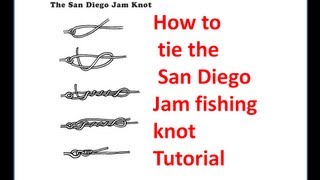 Stongest Fishing Knot How to tie the San Diego Jam fishing knot My Personal Favorite [upl. by Marr757]