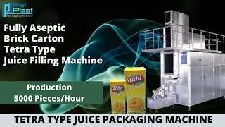 TETRA Pack Filling Machine INDIA COUNTRY LIQUOR TETRA PACK MachineTETRA PACKING Machine LIQUOR [upl. by Boleslaw719]