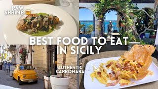 Come Discover Sicily with me Incredible Italian Food Journey  Part 1 [upl. by Nosnibor964]