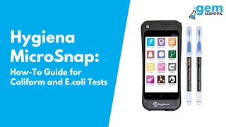 Hygiena MicroSnap  How To Guide for Coliform amp Ecoli Tests [upl. by Alarise420]