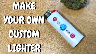 Stoner DIY How to Decorate Your Lighter with Rhinestones or Gems [upl. by Koeninger282]