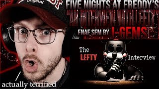 Vapor Reacts 1091  SFM CREEPY FNAF ANIMATION quotAn Interview with Leftyquot by jgems REACTION [upl. by Bowerman]