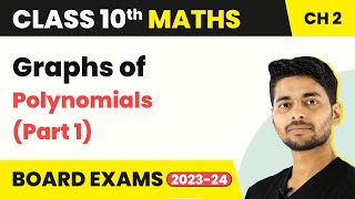 Class 10 Maths Chapter 2  Graphs of Polynomials Part 1  Polynomials 202223 [upl. by Nolur]