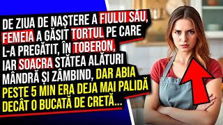 De ziua de Naștere a Fiului Său Femeia a Găsit Tortul pe care la Pregătit în TOBERON Iar Soacra [upl. by Ayetal]