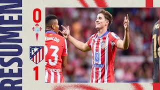 Celta Vigo 01 Atletico Madrid highlights amp All goals [upl. by Adolf]