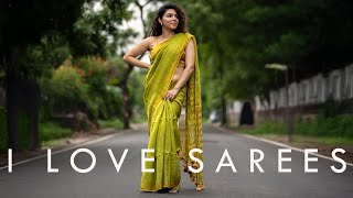 Cypress Charm Linen Saree  Office Wear Women Linen Saree  I Love Sarees shorts [upl. by Rochette]