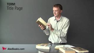 AbeBooks Explains the Parts Of A Book [upl. by Ori]